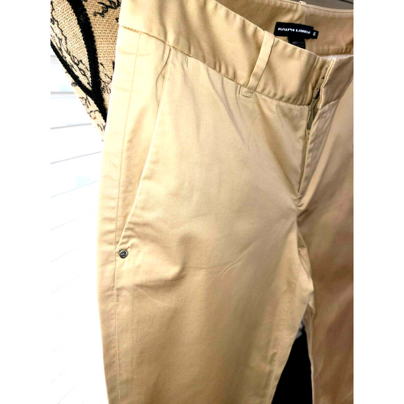 Ralph Lauren Golf Capri Khaki Pants Size 6 Stretch - Picture 3 of 9